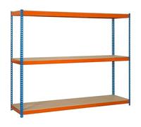 Simonrack Simonforte Estantería para cargas pesadas Chipboard (Al x An x Pr: 200 x 150 x 75 cm, Capacidad de carga por balda: 600 kg, Número de...