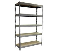 Simonrack Simonforte Estantería para cargas pesadas Chipboard (Al x An x Pr: 200 x 150 x 75 cm, Capacidad de carga por balda: 600 kg, Número de...