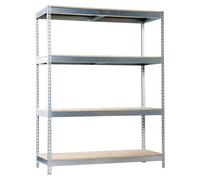 Simonrack Simonforte Estantería para cargas pesadas Chipboard (Al x An x Pr: 200 x 150 x 90 cm, Capacidad de carga por balda: 600 kg, Número de...
