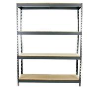 Simonrack Simonforte Estantería para cargas pesadas Chipboard (Al x An x Pr: 200 x 180 x 75 cm, Capacidad de carga por balda: 600 kg, Número de...