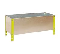 Simongarden Huerto urbano Urban (410 x 1.200 x 610 cm, Aluminio, Verde/Galvanizado)
