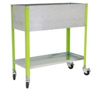 Simongarden Huerto Urbano Urban TOPMOB (40 x 90 x 96,5 cm, Aluminio, Galvanizado/Verde)