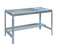 Simongarden Mesa de cultivo (L x An x Al: 90 x 60 x 84 cm, Acero, Galvanizado)
