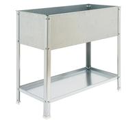 Simongarden Mesa de cultivo Urbano Urban Top (60 x 120 x 85 cm, Aluminio, Galvanizado)