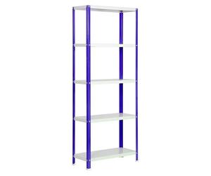Simonhome Estantería metálica Homeclassic Color Mini (Al x An x Pr: 180 x 80 x 40 cm, Capacidad de carga por balda: 100 kg, Número de baldas: 5...