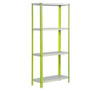 Simonhome Estantería metálica Homeclassic Color Plus (Al x An x Pr: 160 x 100 x 40 cm, Capacidad de carga por balda: 100 kg, Número de baldas: 4...