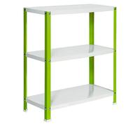 Simonhome Estantería metálica Homeclassic Color Plus (Al x An x Pr: 90 x 100 x 30 cm, Capacidad de carga por balda: 100 kg, Número de baldas: 3...