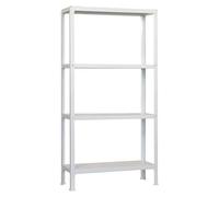 Simonhome Estantería metálica Homeclick Color Mini (Al x An x Pr: 160 x 80 x 30 cm, Capacidad de carga por balda: 150 kg, Número de baldas: 4 ud.,...