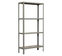 Simonhome Estantería metálica Homeclick Color Mini (Al x An x Pr: 160 x 80 x 36 cm, Capacidad de carga por balda: 150 kg, Número de baldas: 4 ud.,...