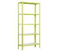 Simonhome Estantería metálica Homeclick Color Mini (Al x An x Pr: 180 x 80 x 40 cm, Capacidad de carga por balda: 150 kg, Número de baldas: 5 ud.,...