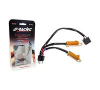 Simoni Racing 50 W4 Resistencia de Advertencia Canceller específica para lámparas LED Casquillo H4, 50 W 6 ohmios con Conectores