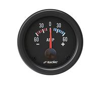 Simoni Racing am/B Tetera amperometer Gauge, fondo negro