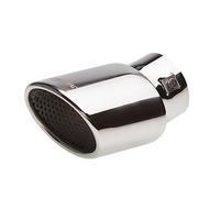 Simoni Racing Cola de Tubo de Escape Deportiva Ovalada/Inclinada Acero Inox - 86x118xL160mm - Montaje 44->76mm
