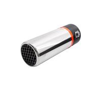 Simoni Racing Cola de Tubo de Escape Deportiva Redonda Acero Inoxidable - Ø60xL170mm - Montaje 37-57mm