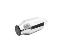 Simoni Racing ESR5 - Silenciador Deportivo Universal, Salida Redonda Recta, silenciador Recto para Coche, Acero Inoxidable, Longitud 260 mm