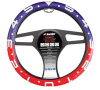 Simoni Racing Funda Volante Clock - 37-39cm - Cuero Ecológico Multi-Color