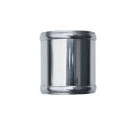 Simoni Racing G7670 - Conector para mangueras, Tubo Recto de Aluminio con Bordes, Longitud 76 mm, Soporte para Motores, diámetro 70 mm, Aluminio