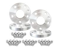 Simoni Racing - Juego de ampliadores de rueda de aluminio (2 x 16 mm (AV) - 2 x 18 mm (AR) (Cubo de 72,6 mm) con pernos de rueda - compatible con BMW varios