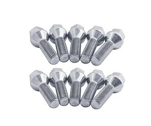 Simoni Racing Kit de 10 pernos de rueda de llave 17 M12 x 1,25 cm, longitud 22 mm, cabeza cónica