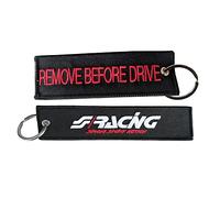 Simoni Racing Llavero - Remove Before Flight - Negro