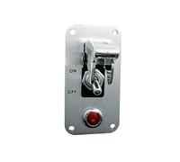 Simoni Racing Panel de Interruptores - Aluminio + Interruptor Cromo