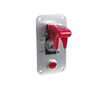 Simoni Racing Panel de Interruptores - Aluminio + Interruptor Rojo