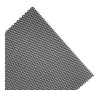 Simoni Racing Rejilla Racing de Aluminio Negro - 125x20cm - Cristal 2.3x5mm