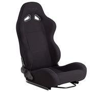 SIMONI RACING SEM - Asiento deportivo reclinable de tela negra
