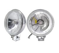 Simoni Racing SR/DL6 Depth Light, 2 faros adicionales universales, faros LED de profundidad, 12 V, redondos, universales, luz súper blanca, bombilla H3
