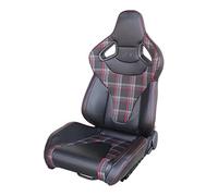 Simoni Racing SRS/13S Jackie Asiento Deportivo Ajustable de Tela y Eco-Cuero, Universal - Mando de Ajuste Izquierdo