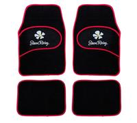 Simoni Racing TSRD/UR Kit Alfombrillas universales negro Rojo