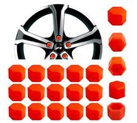 Simoni Racing Tuercas de Rueda Soft SIL - 19mm - Rojo - Set de 20 Piezas