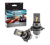 SIMONI RACING TZ4 LED Conversion iLuz Titan, kit de 2 bombillas LED casquillo H4 de pequeñas dimensiones para coche y moto 6000°K luz blanca