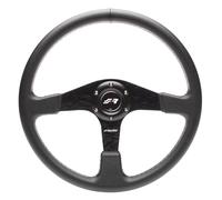 Simoni Racing Volante Deportivo Defender 380mm - Cuero Ecológico Negro