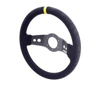 Simoni Racing Volante Deportivo Rally 320mm - Ante Negro (Deep Dish - 47mm)
