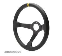Simoni Racing Volante Universal A Calice CAR/350P En Ecopiel Negra Diam 350 Mm