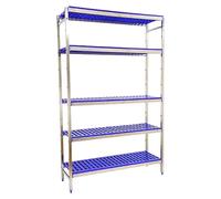 Simoninox Estantería metálica Inicial (Al x An x Pr: 200 x 166 x 40 cm, Capacidad de carga por balda: 180 kg, Número de baldas: 5 ud., Inserción,...