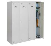 Simonlocker Taquilla DIY Single Inicial Desmontada (L x An x Al: 50 x 160 x 180 cm, Número de puertas: 4 ud.)