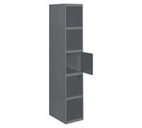 Simonlocker Taquilla locker Prof. Inicial Desmontada (L x An x Pr: 50 x 30 x 50 cm, Antracita/Antracita, Número de puertas: 5 ud.)