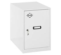 Simonlocker Taquilla Mini Desmontada (L x An x Al: 50 x 30 x 47,5 cm, Blanco/Blanco, Número de puertas: 1 ud.)