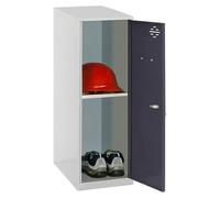 Simonlocker Taquilla Mini Desmontada (L x An x Al: 50 x 40 x 91,5 cm, Gris/Antracita, Número de baldas: 1 ud.)