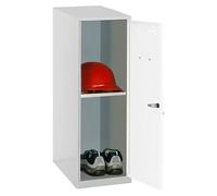 Simonlocker Taquilla Mini Desmontada (L x An x Al: 50 x 40 x 91,5 cm, Gris/Blanco, Número de baldas: 1 ud.)