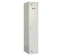 Simonlocker Taquilla Single Inicial Desmontada (L x An x Al: 50 x 30 x 180 cm, Número de puertas: 1 ud., Gris/Gris)
