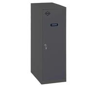 Simonlocker Taquilla Single Mini Desmontada (L x An x Al: 50 x 40 x 91,5 cm, Número de puertas: 1 ud., Antracita/Antracita)