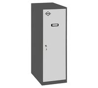 Simonlocker Taquilla Single Mini Desmontada (L x An x Al: 50 x 40 x 91,5 cm, Número de puertas: 1 ud., Antracita/Gris)