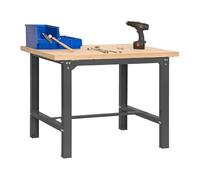 SimonRack Banco de Trabajo Taller, Capacidad Carga 600 kg, 865x1800x750 mm, Mesa de Trabajo, Antracita/Madera Mdf - BT6