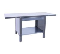 Simonrack Banco de trabajo taller BT6 PRO – Capacidad 700 kg, 830x1200x730 mm, 1 cajón, gris