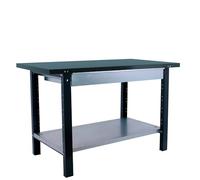 SimonRack Banco de Trabajo Taller, Capacidad Carga 700 kg, 830x1800x730 mm, Mesa de Trabajo, 1 Cajón, Antracita - BT6 PRO