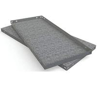 SimonRack Bandeja Metálica Estantería, 1 Unidad, 1200x200x35 Galva