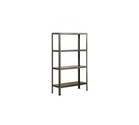 Estanteria metálica galvanizada para almacenaje Simonhome Simonrack Plus Home Classic de 4 baldas de madera 100 x 30 x 160 cm de color gris / gris